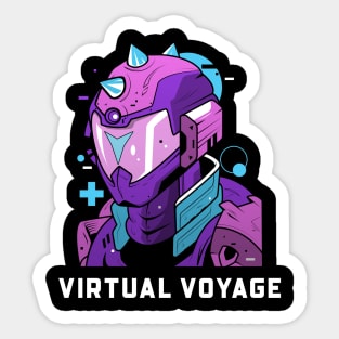 Virtual voyage Metaverse Sticker